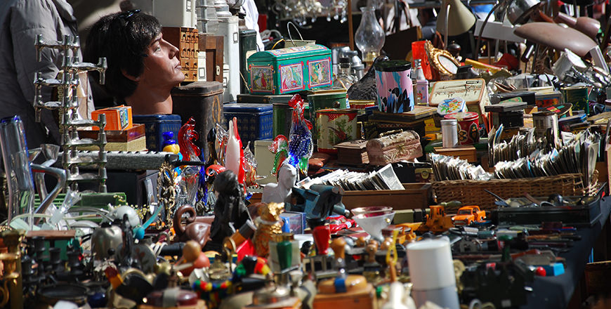 The streets of Amsterdam become on of the world's biggest flea markets
