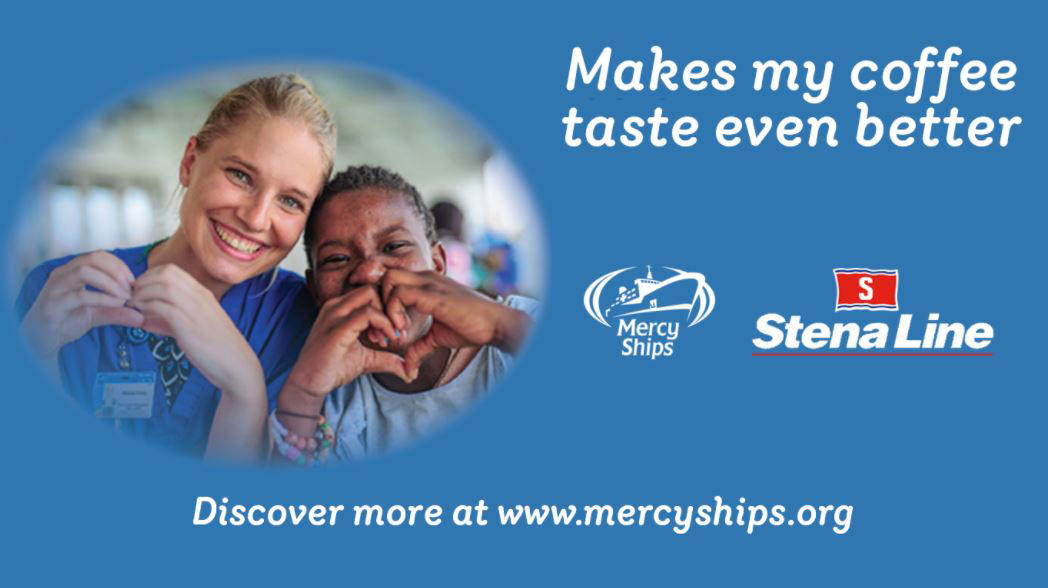 We at Stena Line are proud to be partners with Mercy Ships